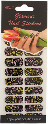 40% OFF on Nail Sina Glamour Nail Stickers NSGSae 030 Multicolor