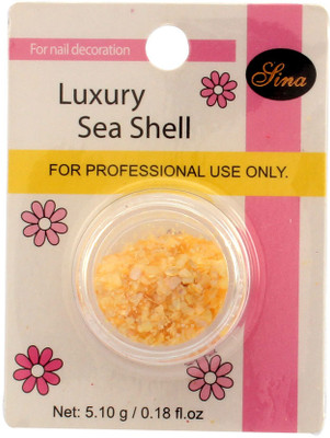 40% OFF on Nail Sina Luxury Sea Shell for Yellow Nail Decoration SHL 3 Yellow