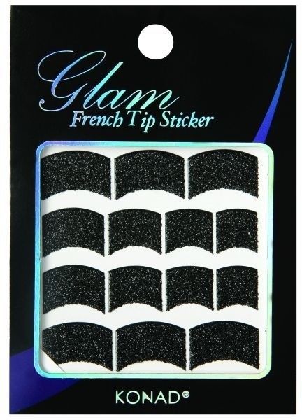 25% OFF on Konad Glam French Tip Sticker ? KGS05 Black 25% OFF on Konad Glam French Tip Sticker ? KGS05 Black