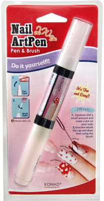 13% OFF on Konad 2 Way Nail Art Pen Black Pearl 13% OFF on Konad 2 Way Nail Art Pen Black Pearl