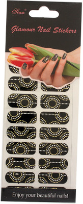 40% OFF on Nail Sina Glamour Nail Stickers NSGSae 032 Multicolor