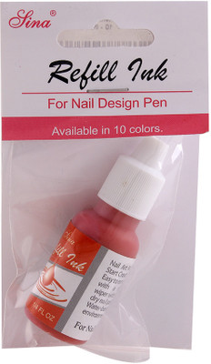 Nail Sina Nail Refill Ink NDEP 10 INK Red Nail Sina Nail Refill Ink NDEP 10 INK Red
