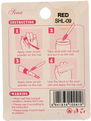 40% OFF on Nail Sina Luxury Sea Shell for Red Nail Decoration SHL 9 Red 40% OFF on Nail Sina Luxury Sea Shell for Red Nail Decoration SHL 9 Red