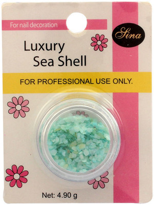 40% OFF on Nail Sina Luxury Sea Shell for Light Blue Nail Decoration SHL 12 Blue