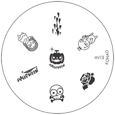 25% OFF on Konad Stamping Image Plate M13 Silver