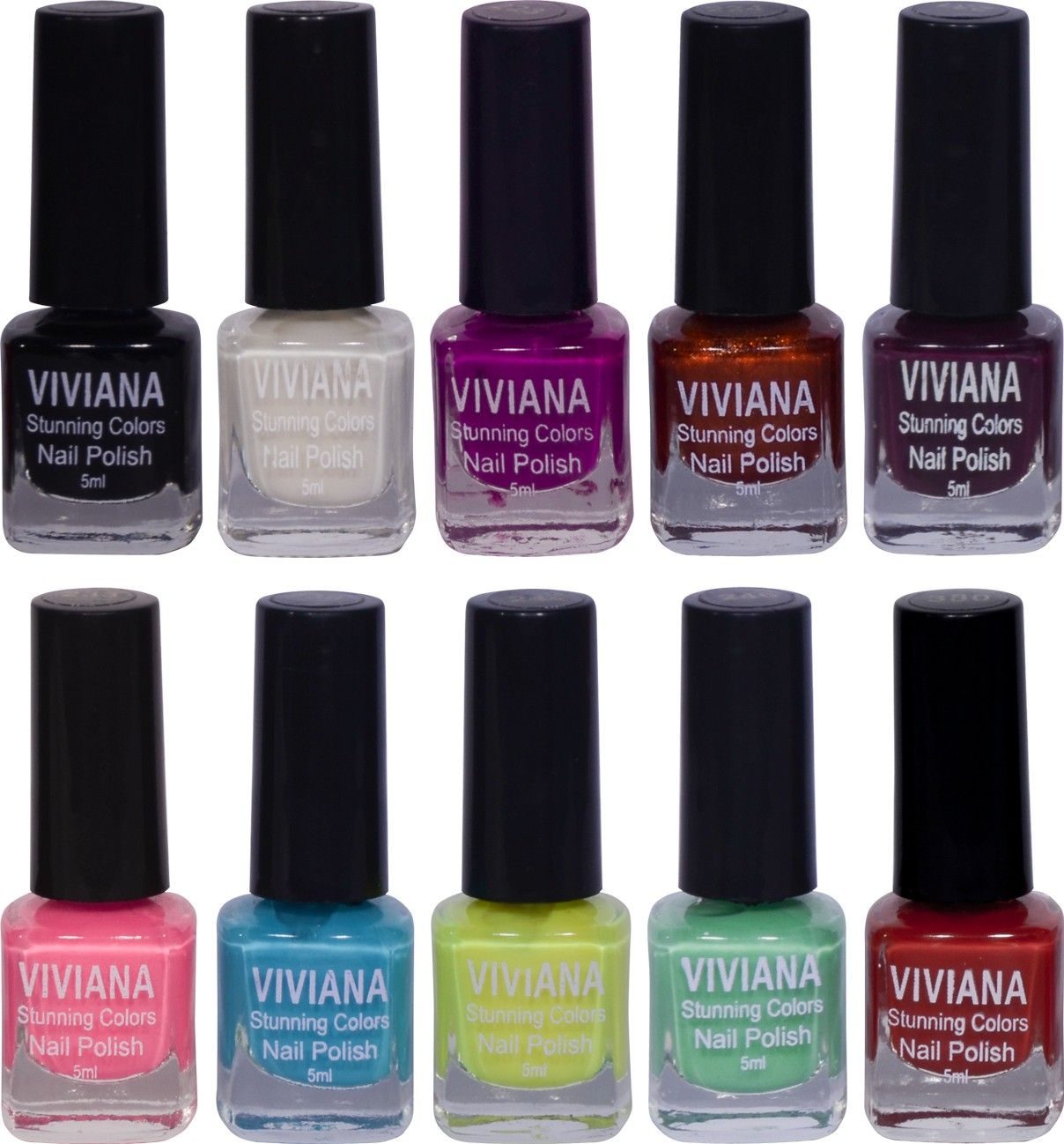 45% OFF on Viviana Nail Polish 50 ml 206, 210, 223, 224, 231, 233, 238, 244, 246, 380