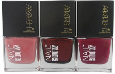11% OFF on Aakarsh Nail Show - Set of 3 Nail polish - Wine N Dine 9.9 ml Multicolor 11% OFF on Aakarsh Nail Show - Set of 3 Nail polish - Wine N Dine 9.9 ml Multicolor