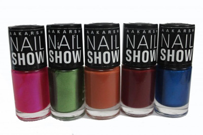 14% OFF on Aakarsh Nail Show - Disco Shades 6 ml Multicolor 14% OFF on Aakarsh Nail Show - Disco Shades 6 ml Multicolor