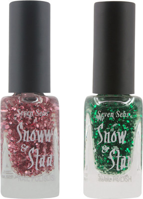 50% OFF on Seven Seas Snow And Star 11 ml Pink, Green 50% OFF on Seven Seas Snow And Star 11 ml Pink, Green