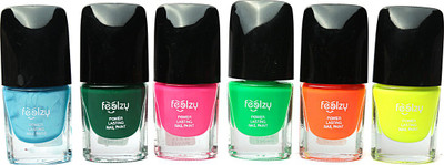 68% OFF on Foolzy Pack Of 6 Neon Shine Nail Paint Polish 48 ml Green, Yellow, Pink, Blue, Deep Green, Orange 68% OFF on Foolzy Pack Of 6 Neon Shine Nail Paint Polish 48 ml Green, Yellow, Pink, Blue, Deep Green, Orange