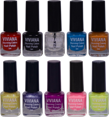 45% OFF on Viviana Nail Polish 50 ml 203, 206, 209, 212, 218, 219, 220, 223, 233, 244