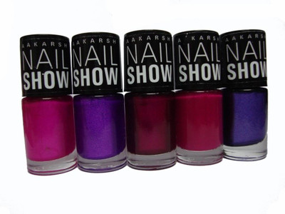 14% OFF on Aakarsh Nail Show - Best Seller Shades 6 ml Multicolor 14% OFF on Aakarsh Nail Show - Best Seller Shades 6 ml Multicolor