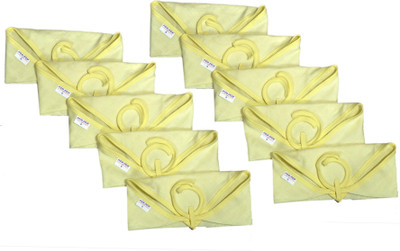 4% OFF on Pompom Sweethearts New Born Must Have Triangle Nappy Set Of 10