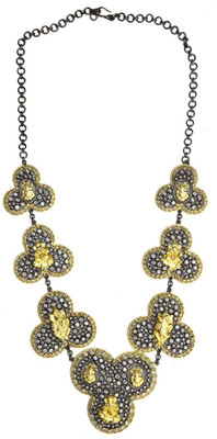 Exotic India Lord Ganesha Gold Plated Sterling Silver Necklace