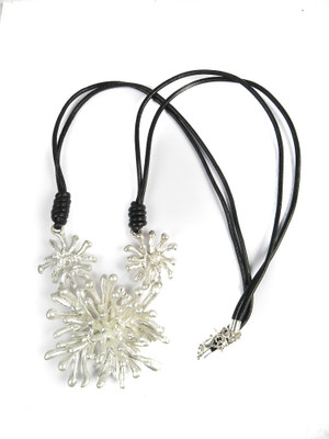 53% OFF on Harp Star Birth Argento Metal Necklace