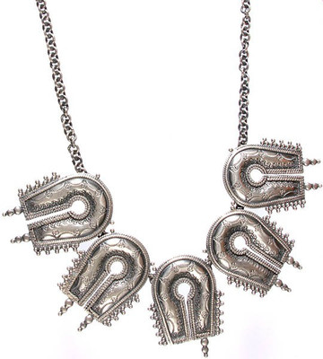 Exotic India Stylish Sterling Silver Necklace Exotic India Stylish Sterling Silver Necklace