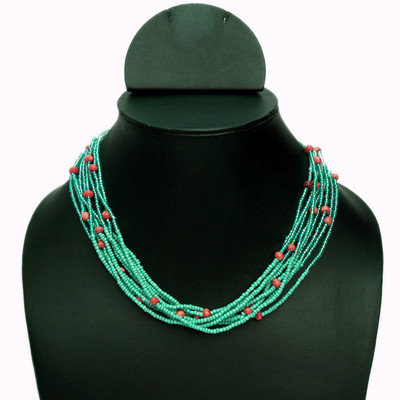 60% OFF on VR Designers Glass Necklace