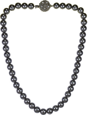 17% OFF on Pearl Paradise Metallic Grey Taiwanese Pearl Stone Necklace 17% OFF on Pearl Paradise Metallic Grey Taiwanese Pearl Stone Necklace