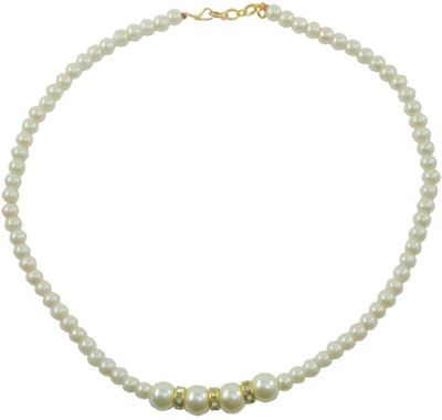 46% OFF on Aakshi White Pearl with Diamond Alloy Necklace 46% OFF on Aakshi White Pearl with Diamond Alloy Necklace