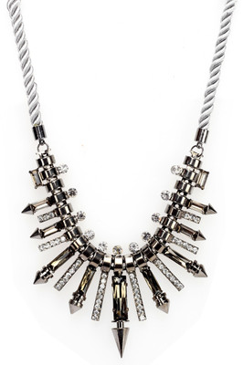 9% OFF on Oars Metal, Fabric Necklace
