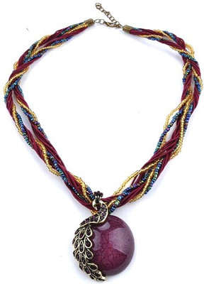 25% OFF on Nexessories Beads & Peacock Fusion Enamel Necklace 25% OFF on Nexessories Beads & Peacock Fusion Enamel Necklace