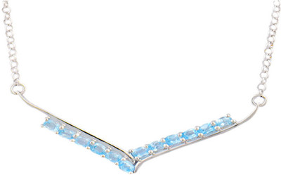 55% OFF on Sparkling Drop Topaz Sterling Silver Plated Silver Necklace 55% OFF on Sparkling Drop Topaz Sterling Silver Plated Silver Necklace