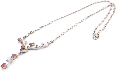 55% OFF on Sparkling Drop Garnet Sterling Silver Plated Silver Necklace 55% OFF on Sparkling Drop Garnet Sterling Silver Plated Silver Necklace