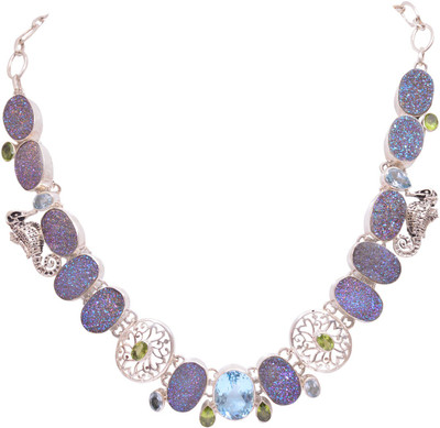 37% OFF on Rubera Spinel Silver Necklace