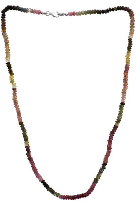 Exotic India Tourmaline Sterling Silver Chain