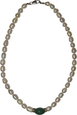 80% OFF on Bird In Blue Tangerine Dream - Green Agate Agate Stone Necklace