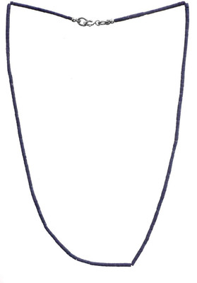 Exotic India Stylish Lapis Lazuli Sterling Silver Chain