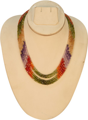 Amarsons Pearls CZ Fabric Necklace Amarsons Pearls CZ Fabric Necklace