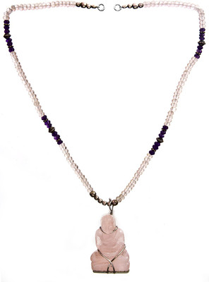 Exotic India Faceted Quartz Sterling Silver Necklace Exotic India Faceted Quartz Sterling Silver Necklace