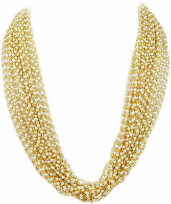 50% OFF on The Art Jewellery 24 Layered Pearl Chain in 18 inches Alloy Necklace 50% OFF on The Art Jewellery 24 Layered Pearl Chain in 18 inches Alloy Necklace