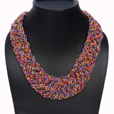 70% OFF on VR Designers Glass Necklace