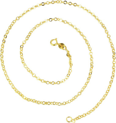 31% OFF on Kirati 14K Yellow Gold Plated Silver Chain