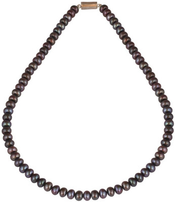 Krishna Pearls & Jewellers Pearl Rhodium Plated Mother of Pearl Necklace Krishna Pearls & Jewellers Pearl Rhodium Plated Mother of Pearl Necklace