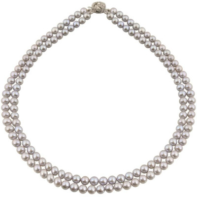 Krishna Pearls & Jewellers Pearls String Alloy Necklace Krishna Pearls & Jewellers Pearls String Alloy Necklace