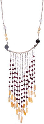 Exotic India Chandelier Quartz Sterling Silver Necklace Exotic India Chandelier Quartz Sterling Silver Necklace