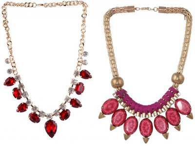 70% OFF on SP Jewellery Alloy Necklace Set