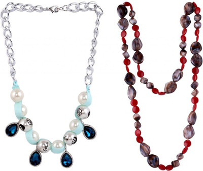 70% OFF on SP Jewellery Alloy Necklace Set