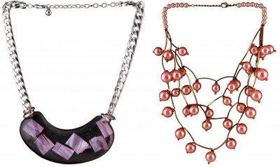 33% OFF on SP Jewellery Alloy Necklace Set