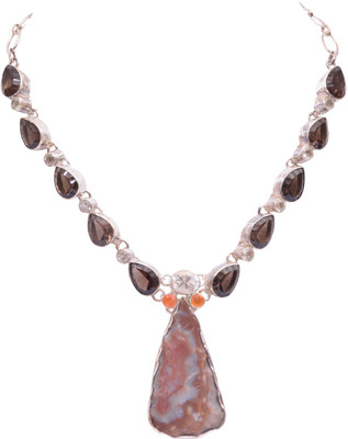28% OFF on Rubera Garnet, Quartz Silver Necklace 28% OFF on Rubera Garnet, Quartz Silver Necklace