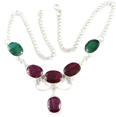 4% OFF on 925 Silver Silver Plated Alloy Necklace