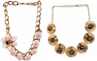 33% OFF on SP Jewellery Alloy Necklace Set