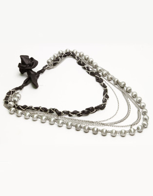 39% OFF on ChicKraft Metal, Fabric Necklace
