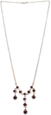 55% OFF on Sparkling Drop Garnet Sterling Silver Plated Silver Necklace 55% OFF on Sparkling Drop Garnet Sterling Silver Plated Silver Necklace