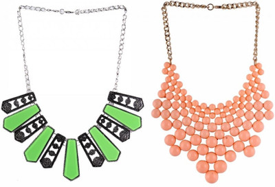 33% OFF on SP Jewellery Alloy Necklace Set