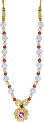 60% OFF on Womens Trendz Kolhapuri Saaj Thushi Crystal Yellow Gold Plated Alloy Necklace 60% OFF on Womens Trendz Kolhapuri Saaj Thushi Crystal Yellow Gold Plated Alloy Necklace