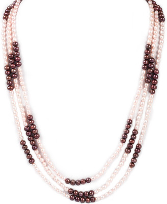 51% OFF on Sparkling Drop Pearl Stone Necklace